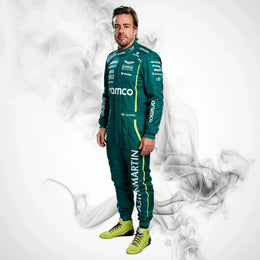 Aston Martin 2025 F1 Racing Team Suit | Fernando Alonso, Lance Stroll