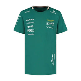 Aston Martin F1 Team Kids 2025 Fernando Alonso Driver T-shirt