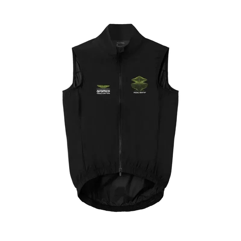 Aston Martin F1 Team Pedal Mafia Cycling Light Vest