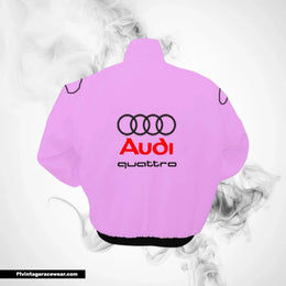 Audi Racing Jacket Pink Motorsport Style Edition