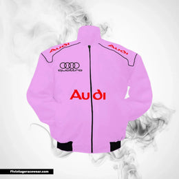 Audi Racing Jacket Pink Motorsport Style Edition