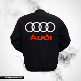 Audi Sport Racing Jacket Black Motorsport Style Edition
