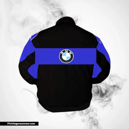 BMW Williams F1 Racing Jacket Black and Royal Blue Motorsport Style