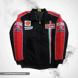 Buy Ferrari Team Jacket Red Black Online