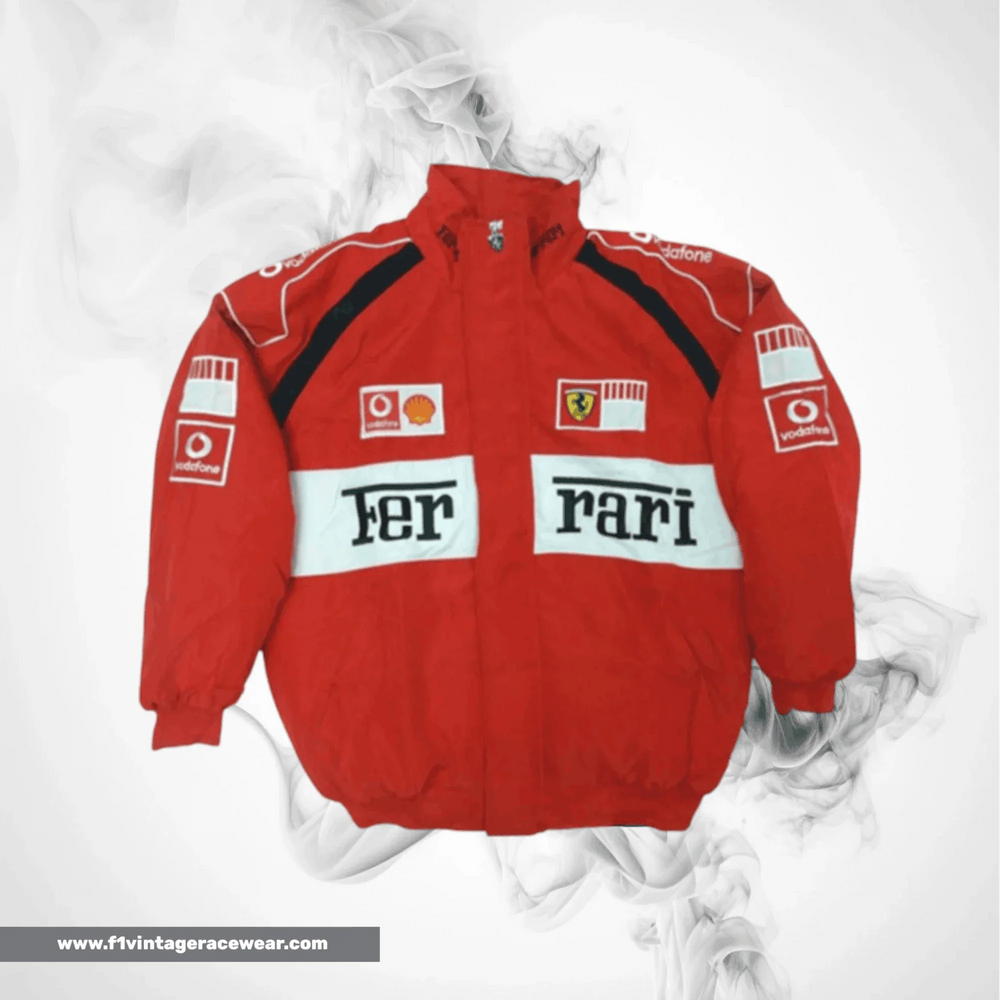 Buy Ferrari Vodafone Racing Jacket Red White Online