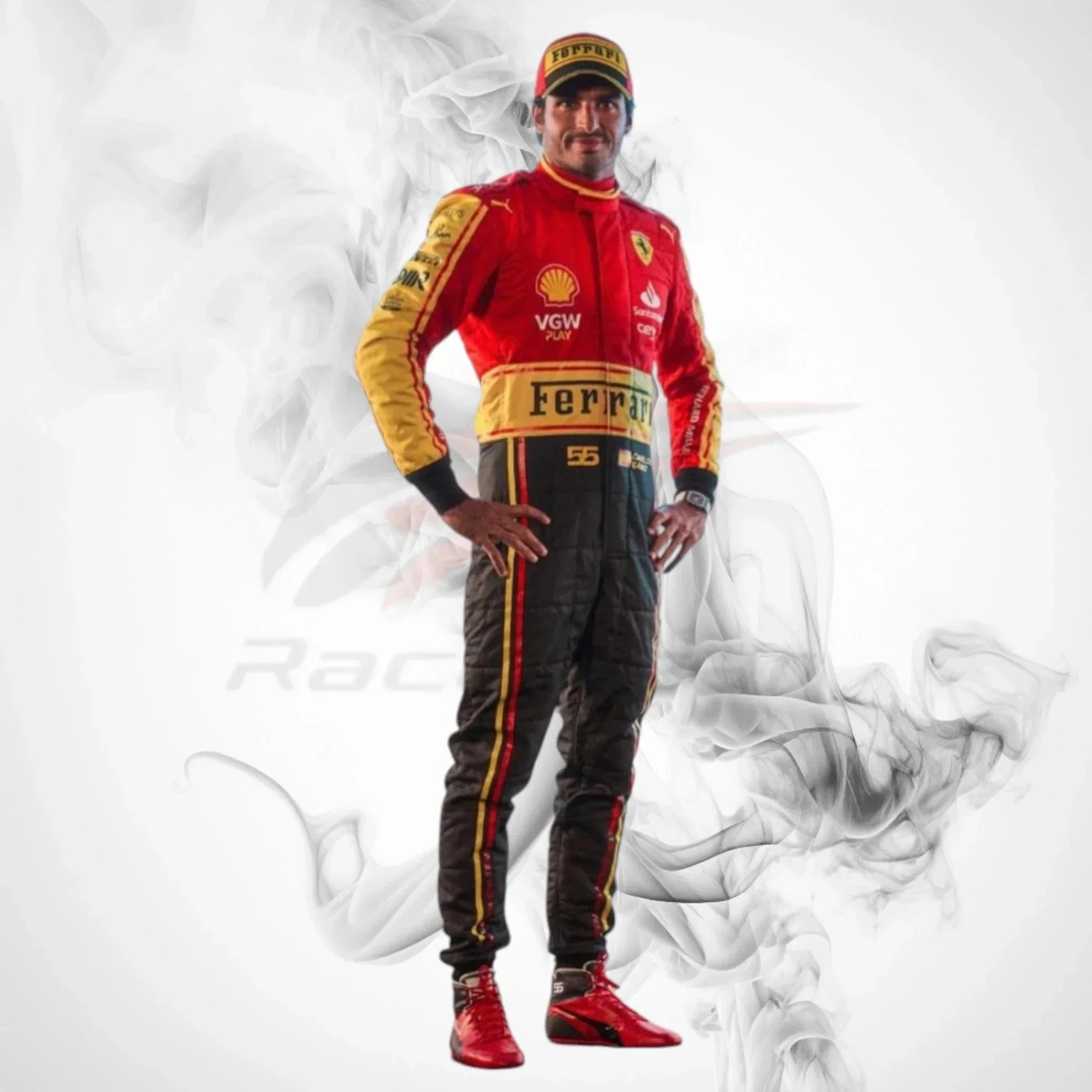 Carlos Sainz 2023 Ferrari F1 Race Suit - Monza GP