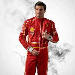 Carlos Sainz 2024 Ferrari F1 Race Suit Replica