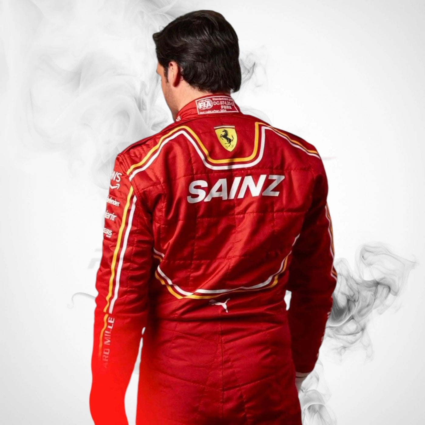 Carlos Sainz 2024 Ferrari F1 Race Suit Replica