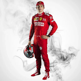 Charles Leclerc 2019 Ferrari Mission Winnow F1 Suit
