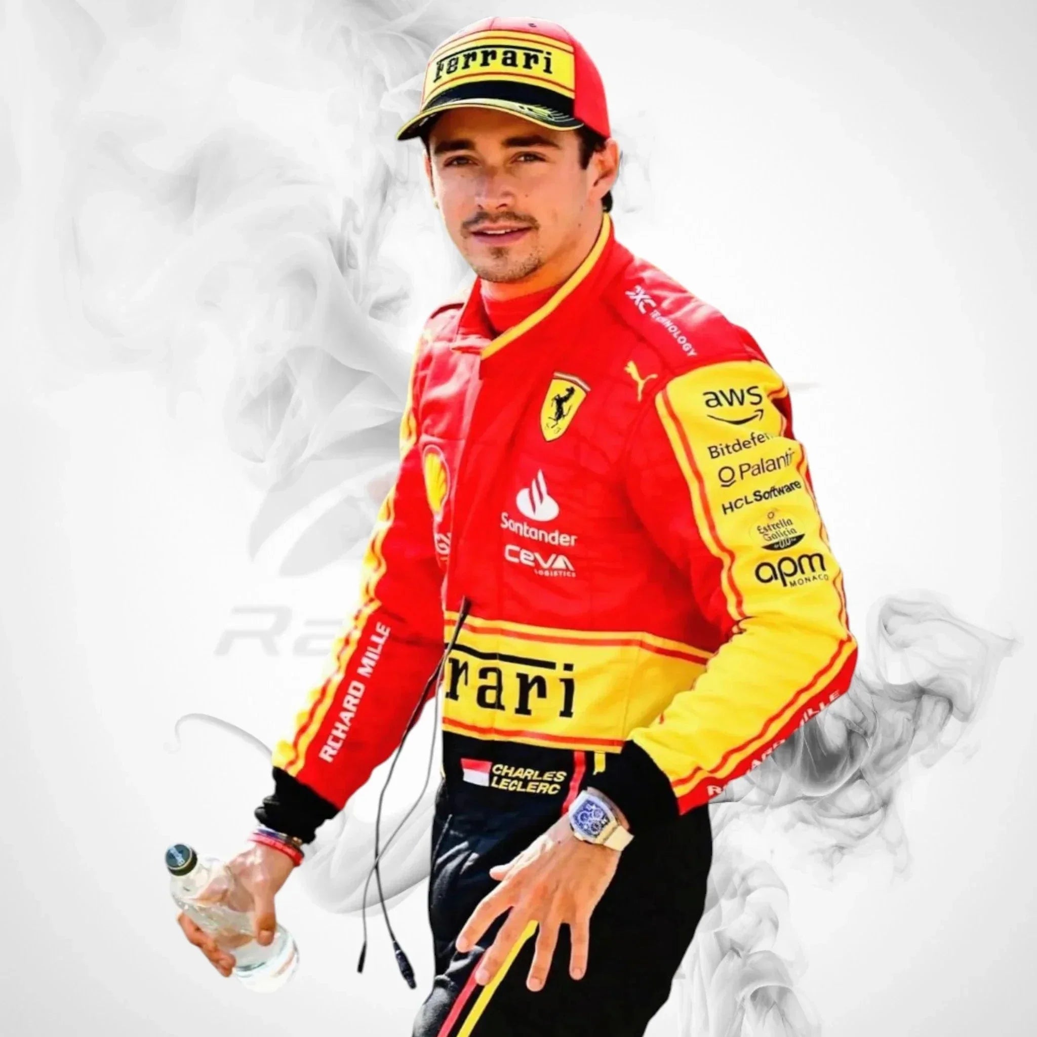 Charles Leclerc 2023 Ferrari F1 Race Suit - Monza GP