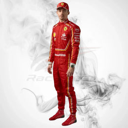 Charles Leclerc 2024 Ferrari F1 Race Suit Replica