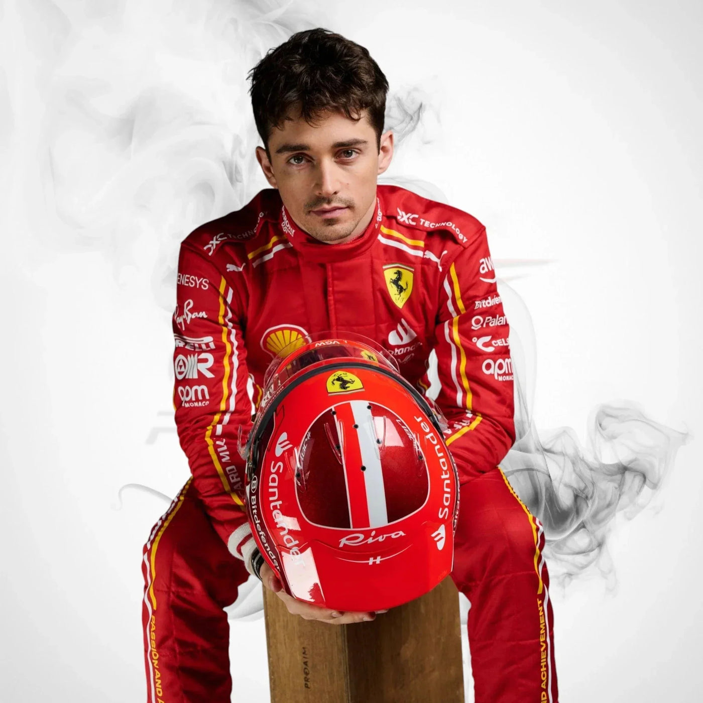 Charles Leclerc 2024 Ferrari F1 Race Suit Replica