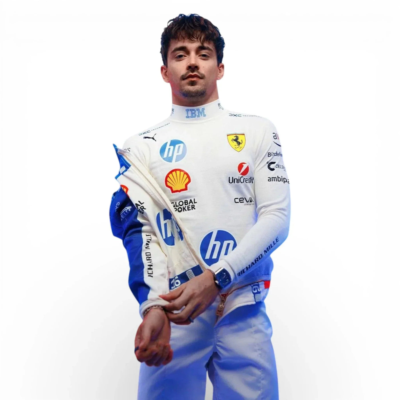 Charles Leclerc Scuderia Ferrari 2025 Miami Grand Prix F1 Race Suit