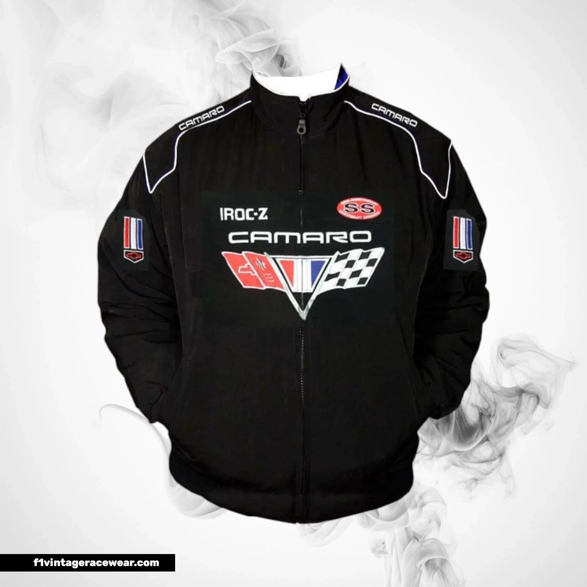 Chevrolet Camaro Racing Jacket Black Motorsport Style