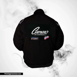Chevrolet Camaro Racing Jacket Black Motorsport Style
