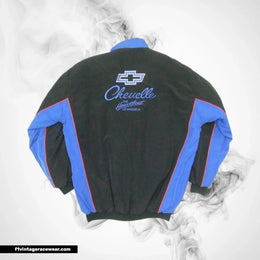 Chevrolet Chevelle Motorsport Jacket Black Blue Racing Wear