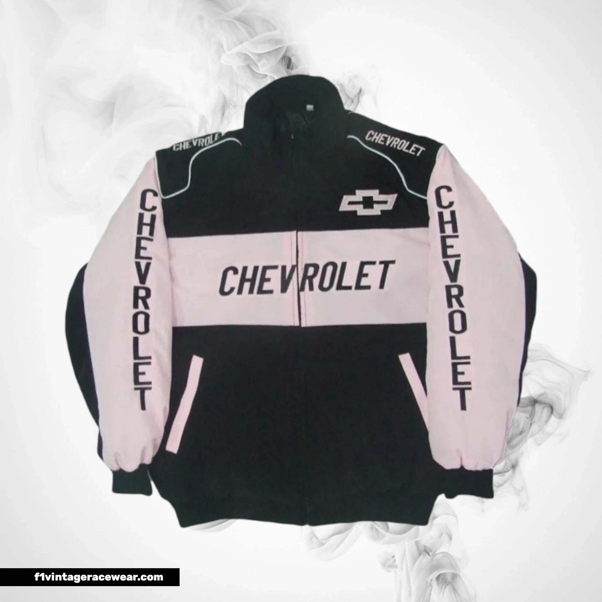 Chevrolet Racing Jacket Black Pink Track Inspired Design