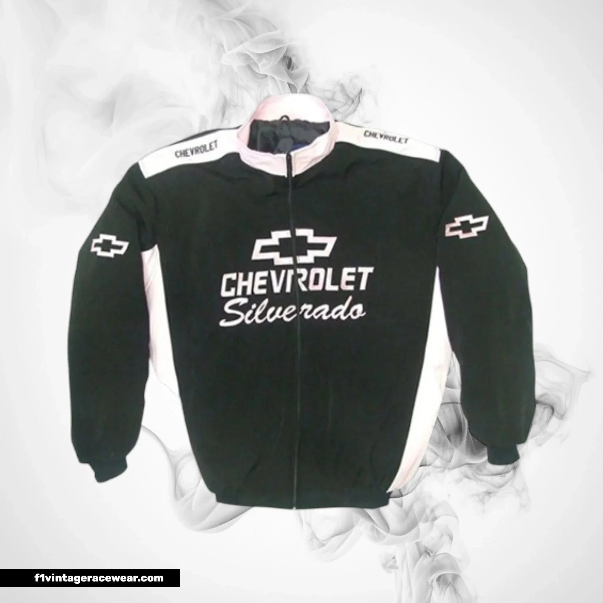 Chevrolet Silverado Jacket Black Pink Vintage Truck Style