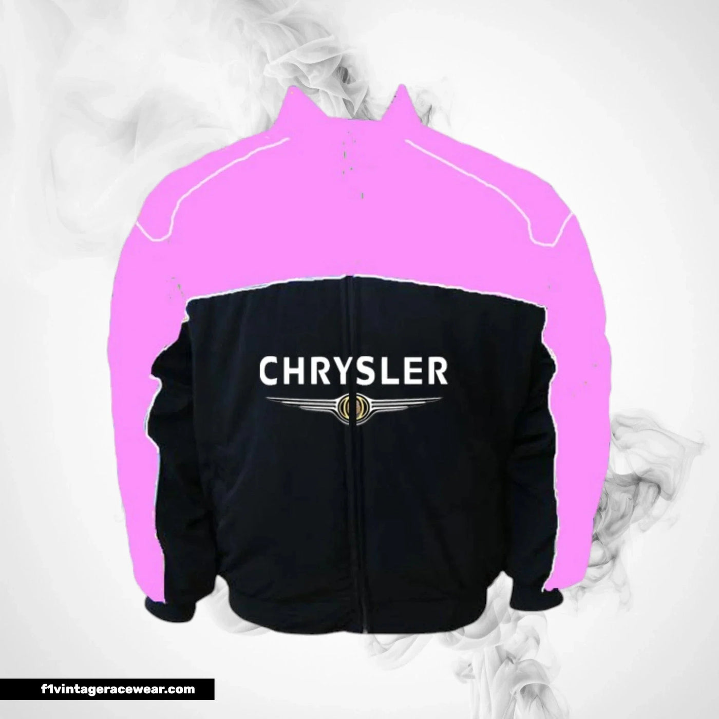 Chrysler F1 Inspired Jacket Pink Black Racing Style