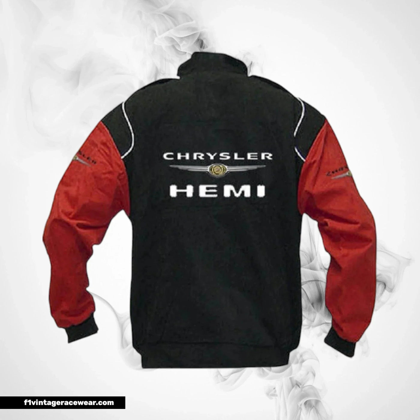 Chrysler Hemi Motorsport Jacket Black Red Racing Wear