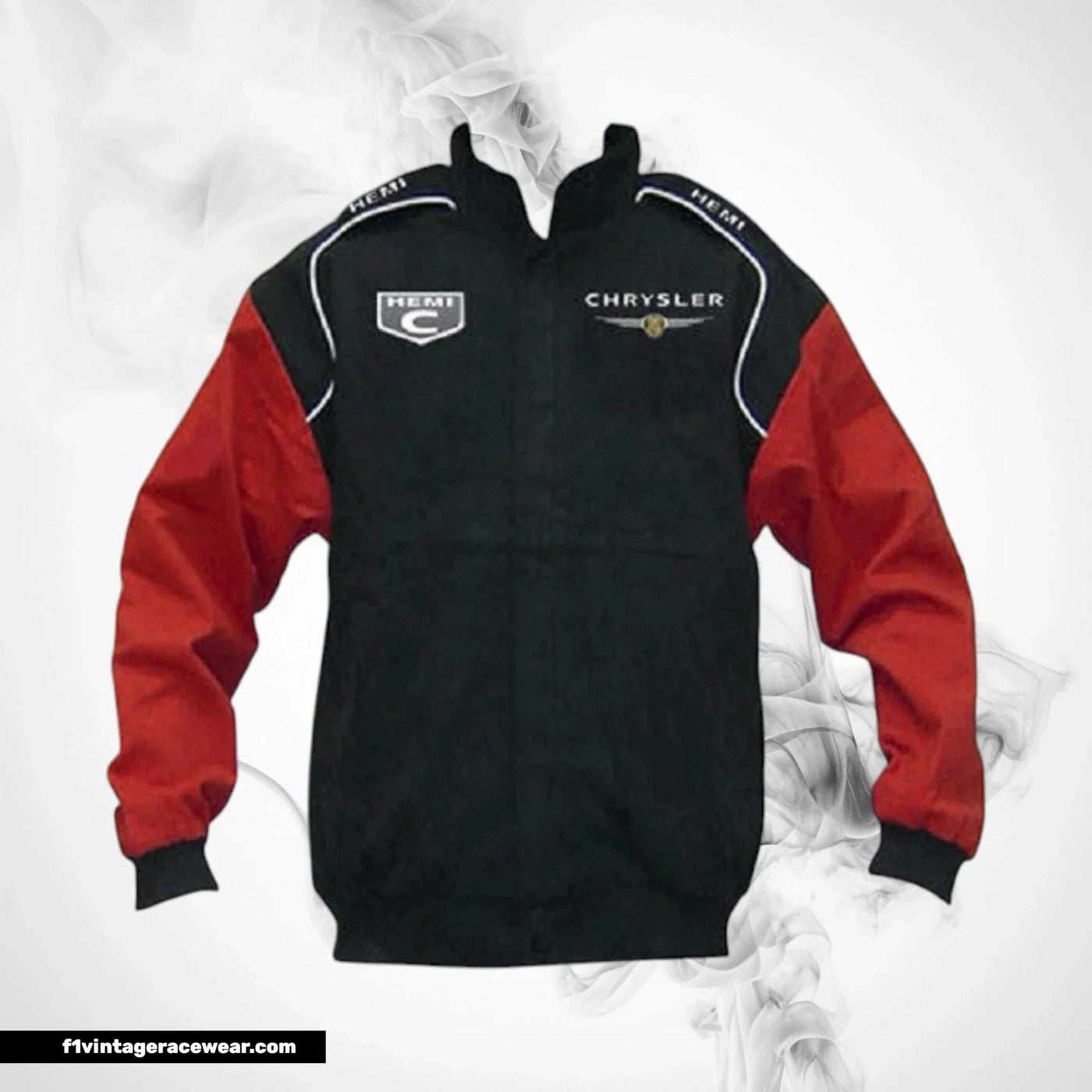 Chrysler Hemi Racing Jacket Black Red Streetwear Style