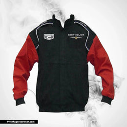 Chrysler Hemi Racing Jacket Black Red Streetwear Style