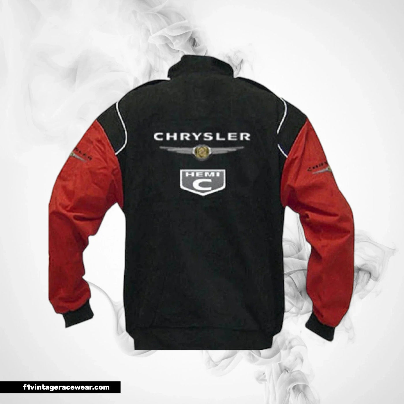 Chrysler Hemi Racing Jacket Black Red Streetwear Style