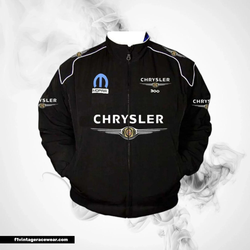Chrysler Mopar 300 Team Jacket Black Track Racing Edition