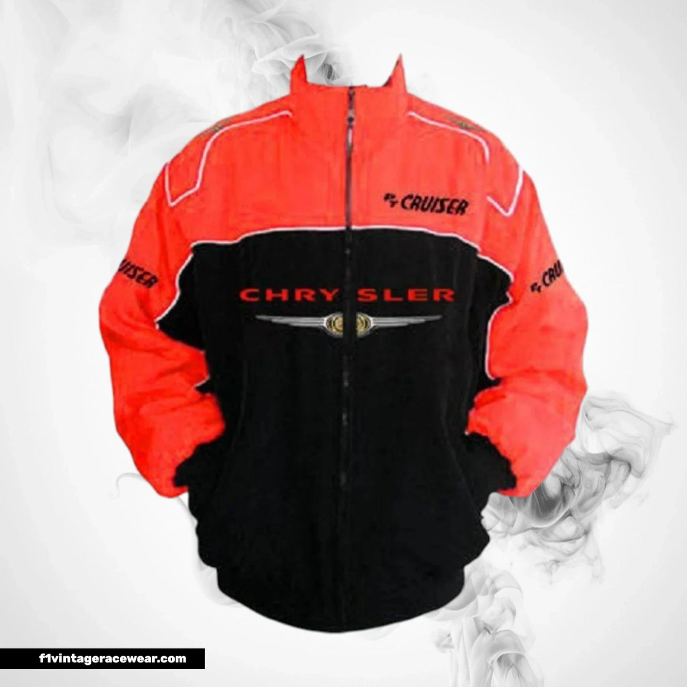Chrysler PT Cruiser Motorsport Jacket Black Red Racing Wear