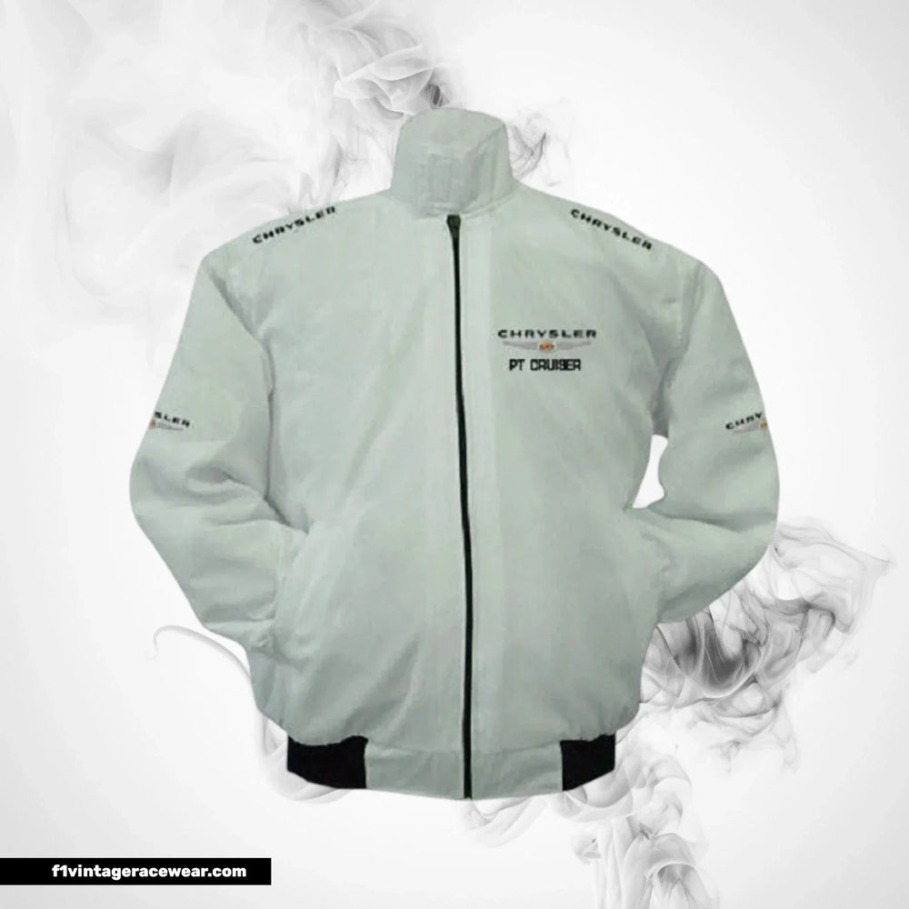 Chrysler PT Cruiser Racing Jacket White Streetwear Style