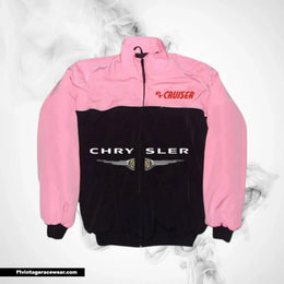 Chrysler PT Cruiser Team Jacket Light Pink Black Track Racing Edition