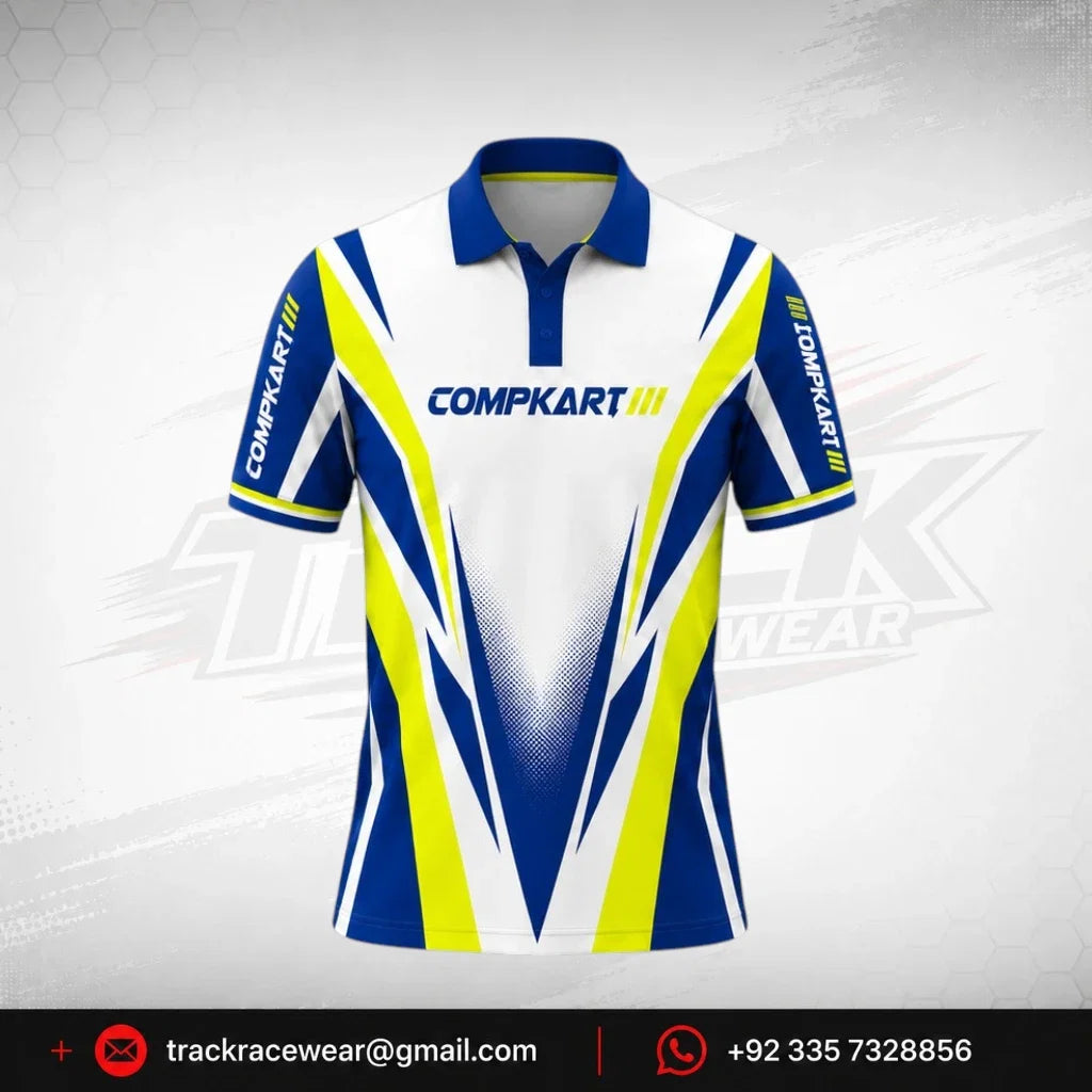 2025 Compkart Karting Polo Shirt – Racing Team Polo
