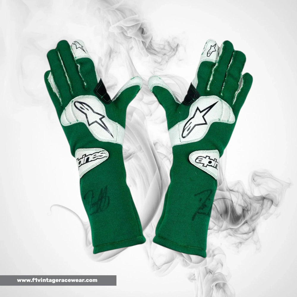 Dario Franchitti 2001 Team Kool Green IndyCar Gloves