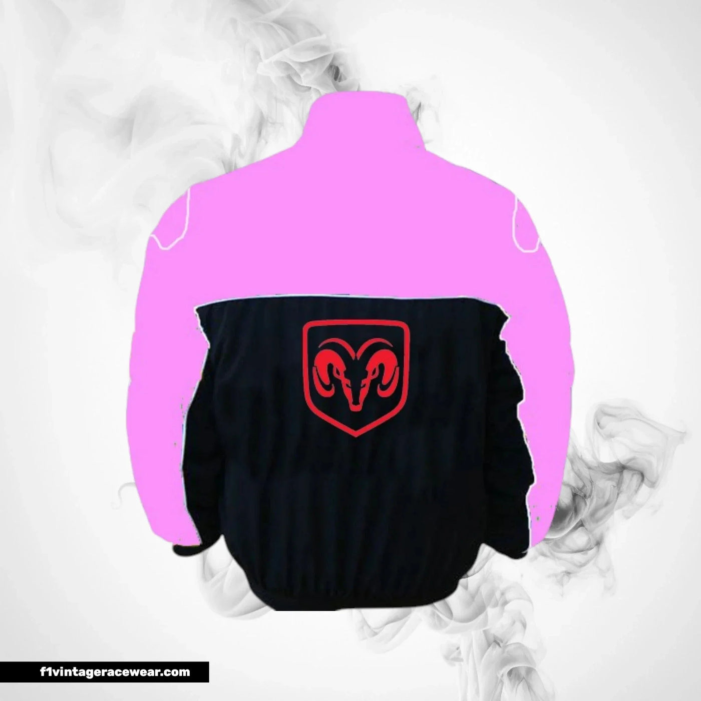 Dodge Racing Jacket Pink Black Streetwear Style