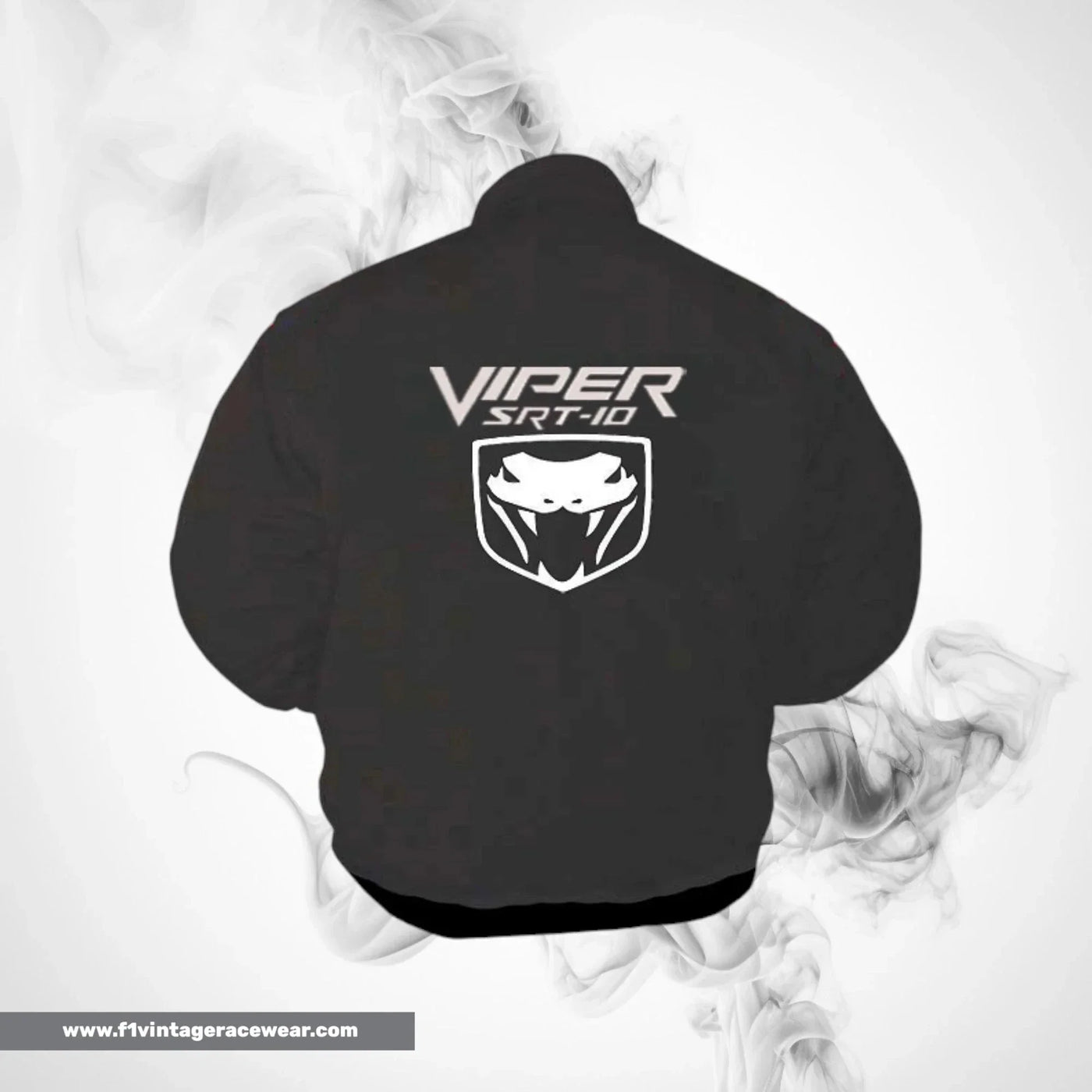 Dodge Viper SRT 10 Racing Jacket Dark Gray Streetwear Style