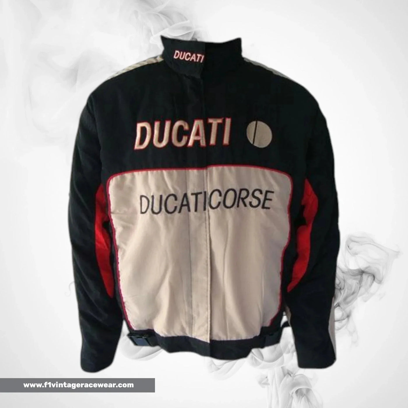 Ducati Corse Motorsport Jacket Black Light Gray Racing Wear