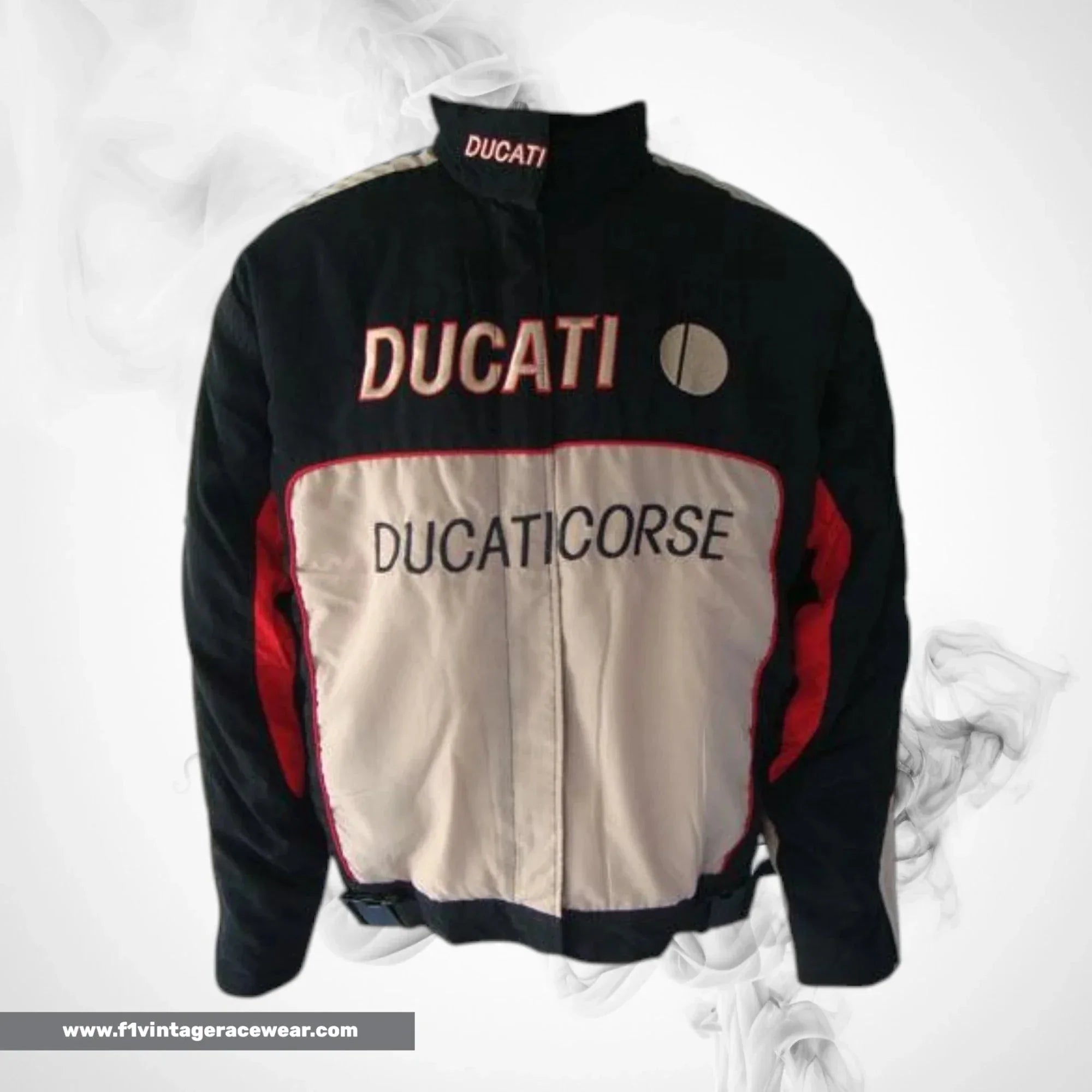 Ducati Corse Motorsport Jacket Black Light Gray Racing Wear