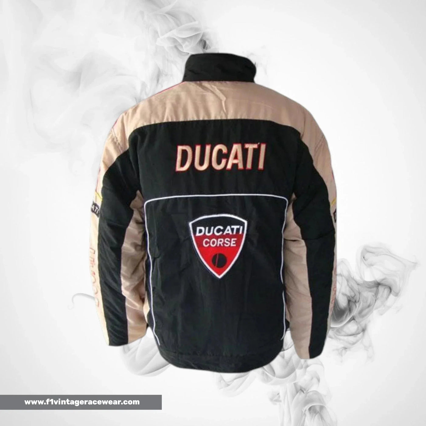 Ducati Corse Motorsport Jacket Black Light Gray Racing Wear