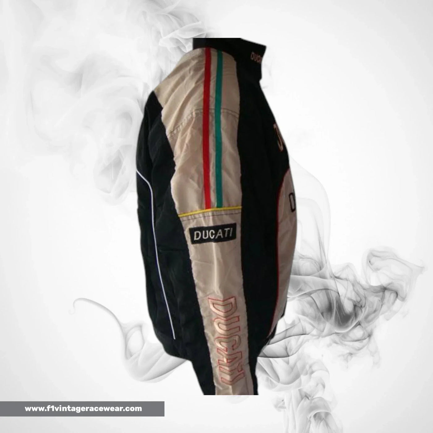 Ducati Corse Motorsport Jacket Black Light Gray Racing Wear