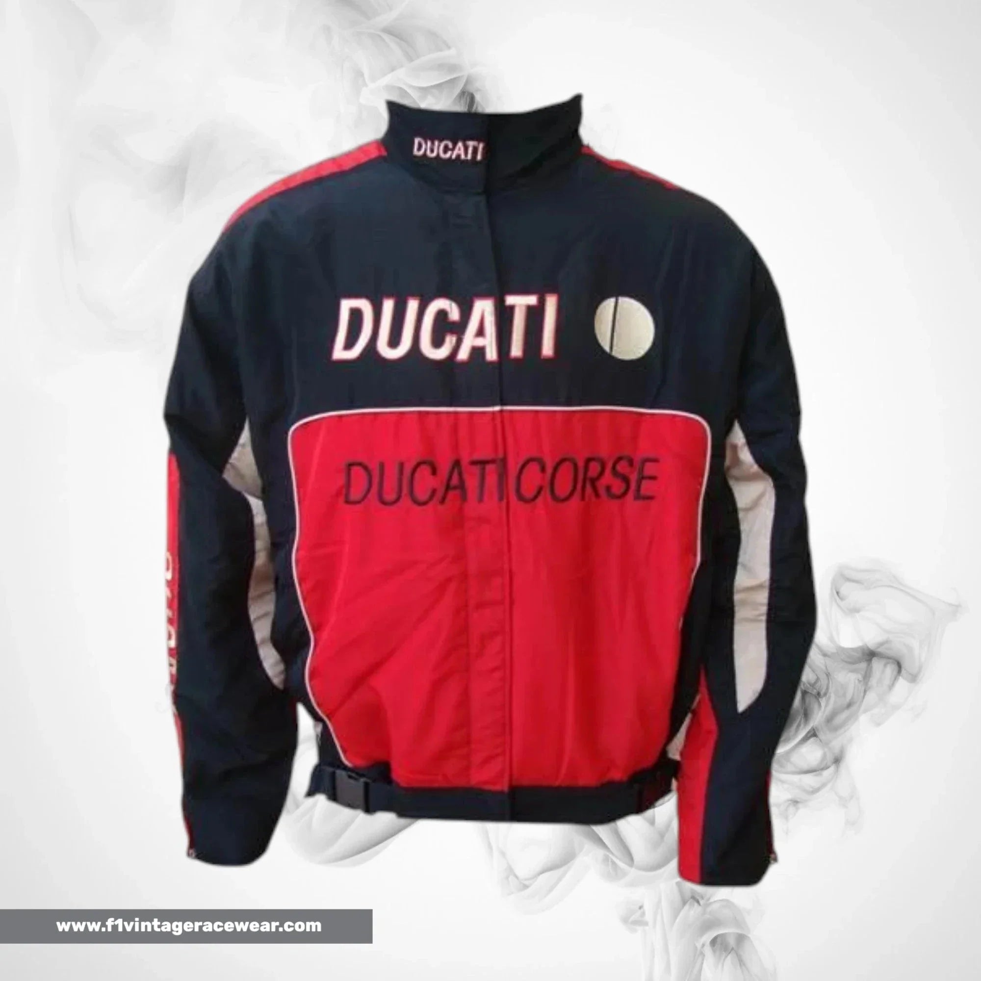 Ducati Corse Racing Jacket Black Light Gray Performance Edition