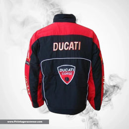 Ducati Corse Racing Jacket Black Light Gray Performance Edition