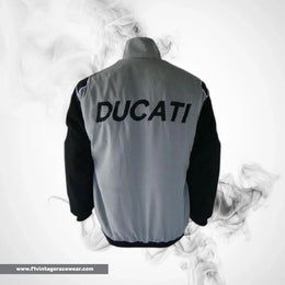 Ducati Corse Team Jacket Black Light Gray Track Edition
