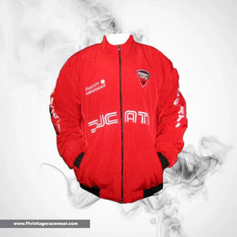 Ducati Racing Jacket Red Streetwear Style