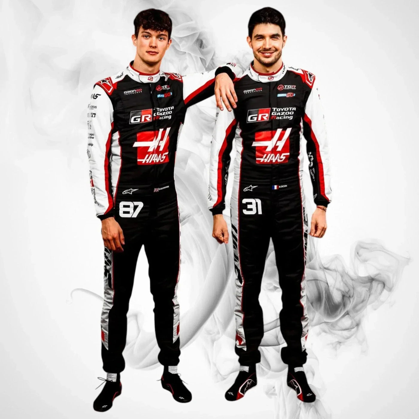 Esteban Ocon 2026 Haas F1 Racing Suit Replica