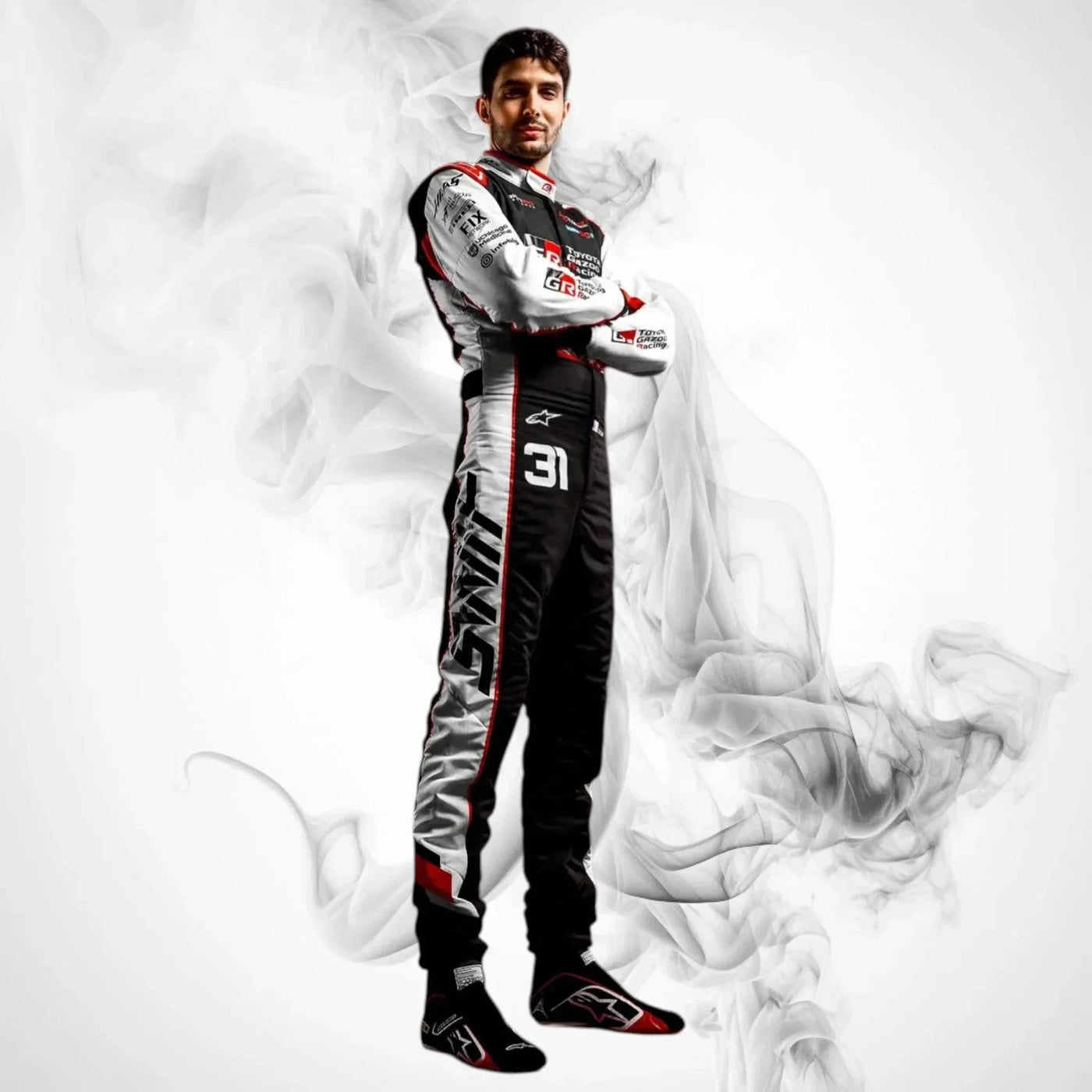 Esteban Ocon 2026 Haas F1 Racing Suit Replica