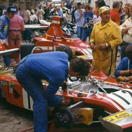 Ferrari 1980s Pit Crew Style Coveralls Vintage Racing