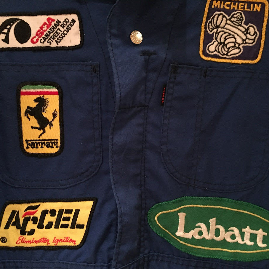 Ferrari 1980s Pit Crew Style Coveralls Vintage Racing