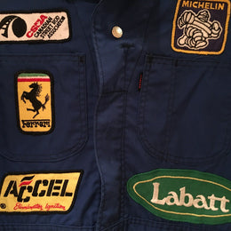 Ferrari 1980s Pit Crew Style Coveralls Vintage Racing