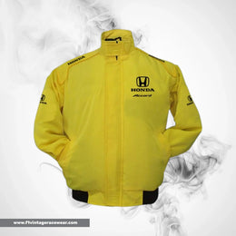 Honda Accord Racing Jacket Yellow Sport Sedan Style