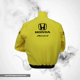 Honda Accord Racing Jacket Yellow Sport Sedan Style